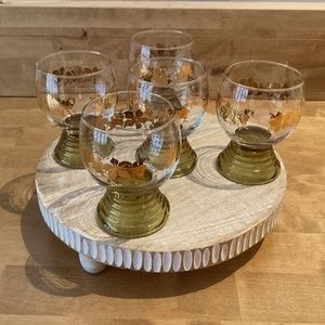Vintage 5 pcs. set of Roemers German Wine Glasses
